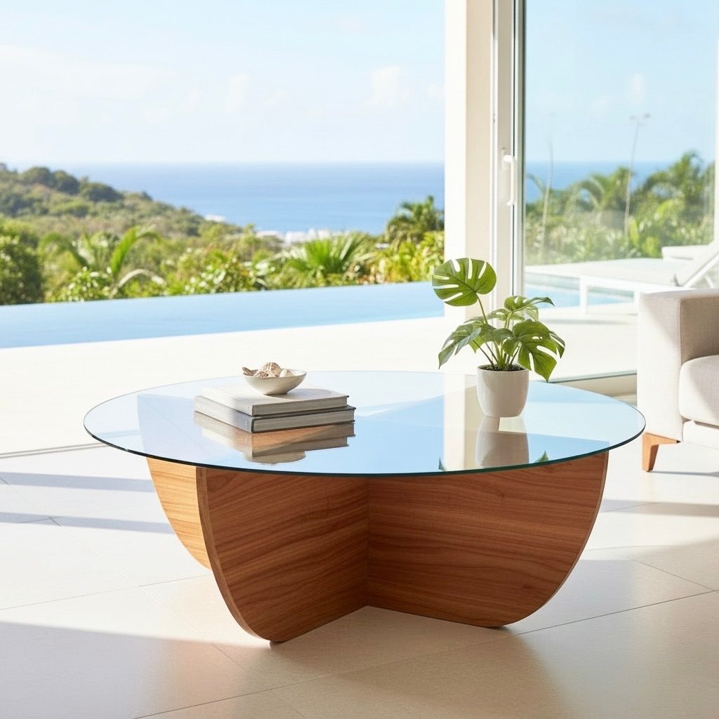 Table basse en teck 12 – Décors & Bois Guadeloupe