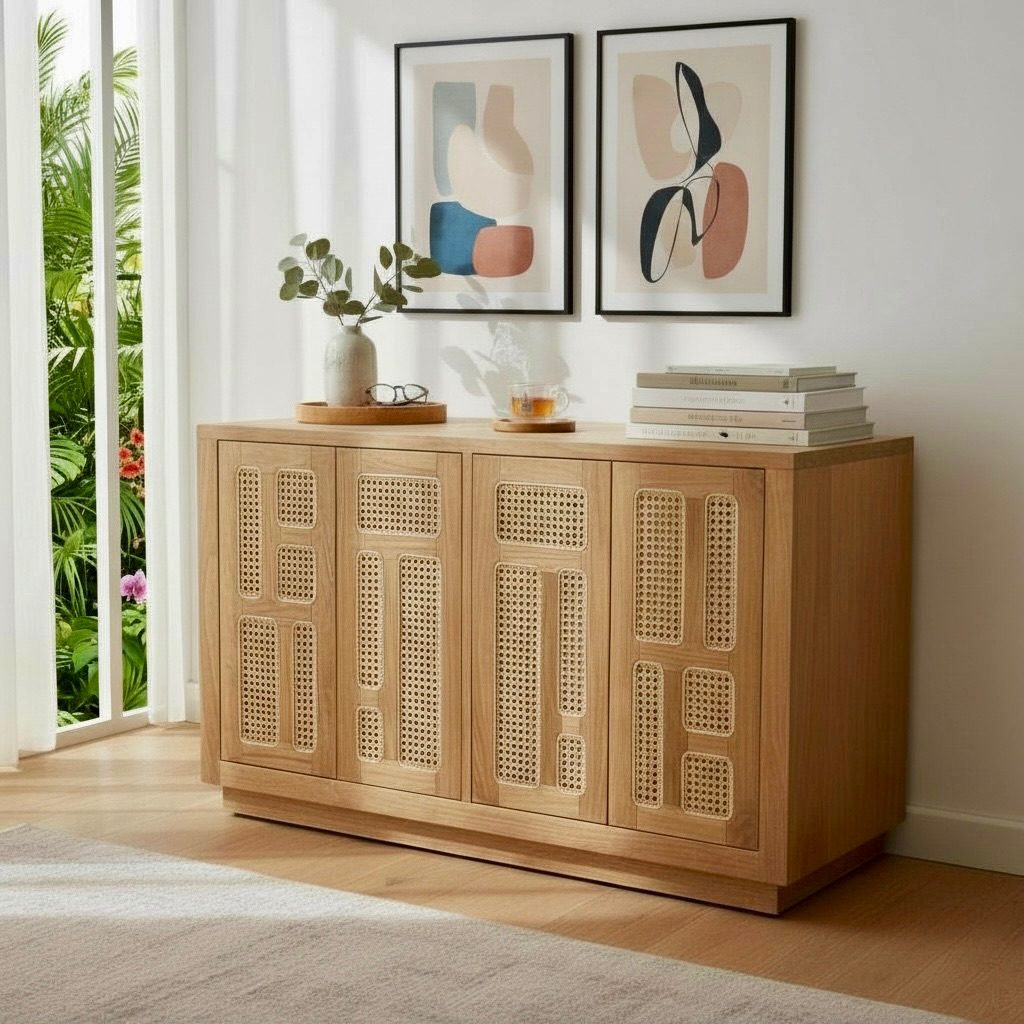 Buffet en teck 21 – Décors & Bois Guadeloupe