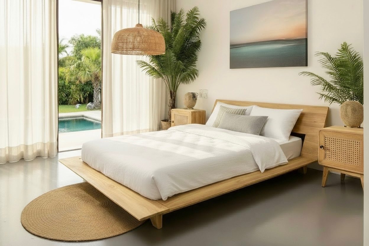 Lit en teck 6 – Décors & Bois Guadeloupe
