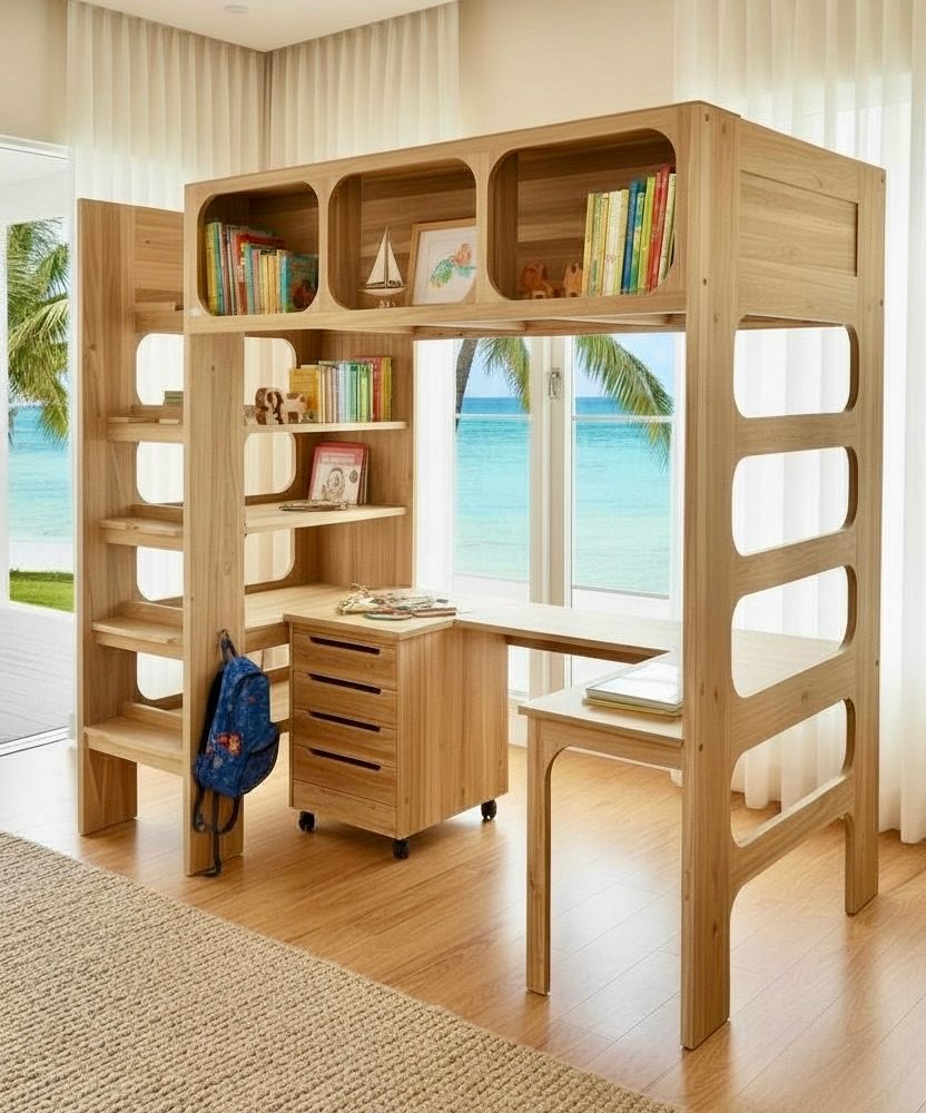 Lit en teck 18 – Décors & Bois Guadeloupe