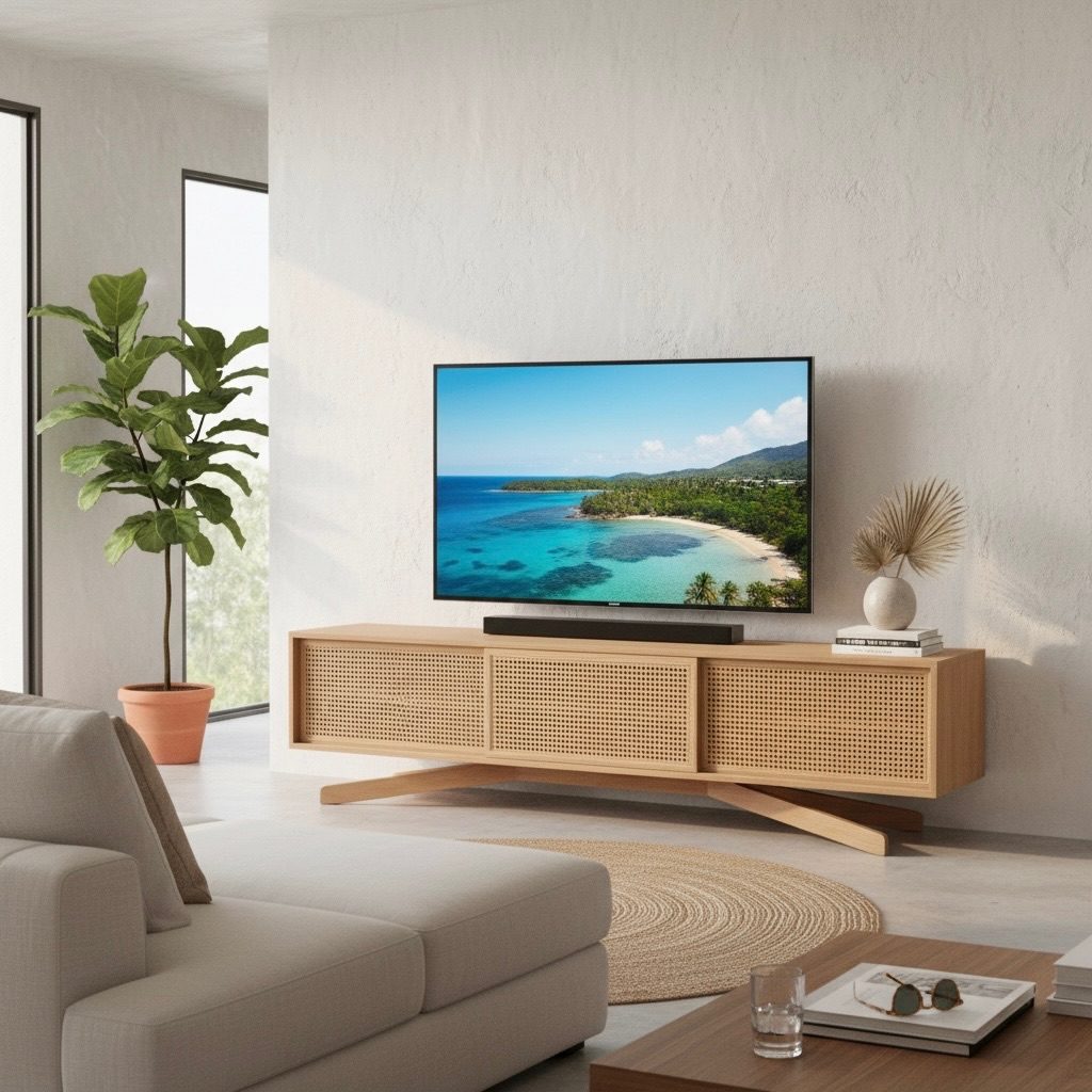 Meuble TV en teck 6 – Décors & Bois Guadeloupe