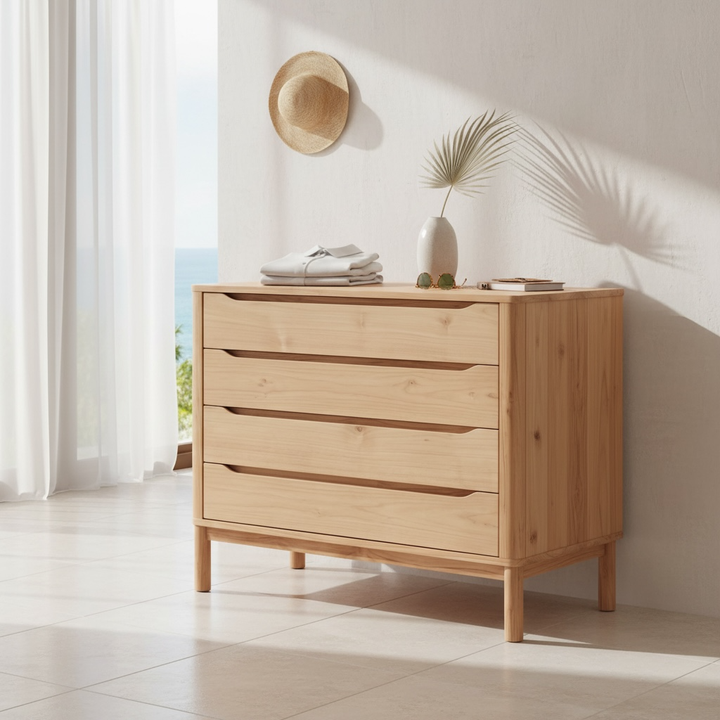 Commode en teck 21 – Décors & Bois Guadeloupe