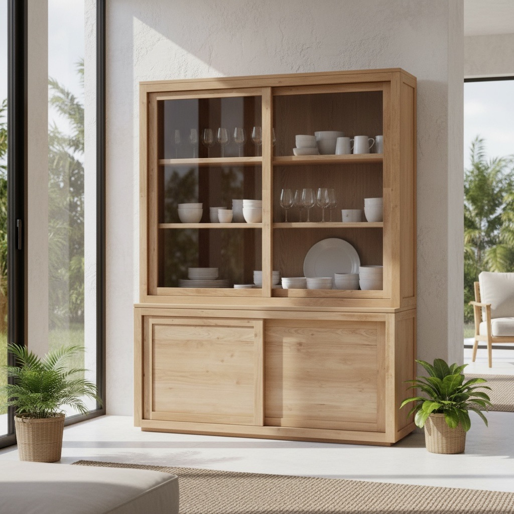 Vaisselier en teck 8 – Décors & Bois Guadeloupe