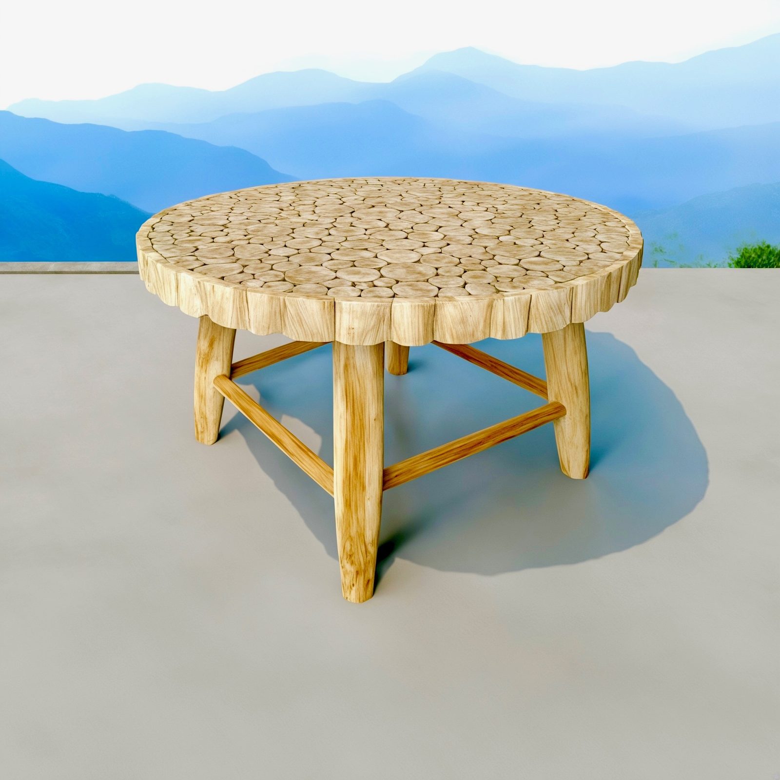 Table basse en teck 22 – Décors & Bois Guadeloupe
