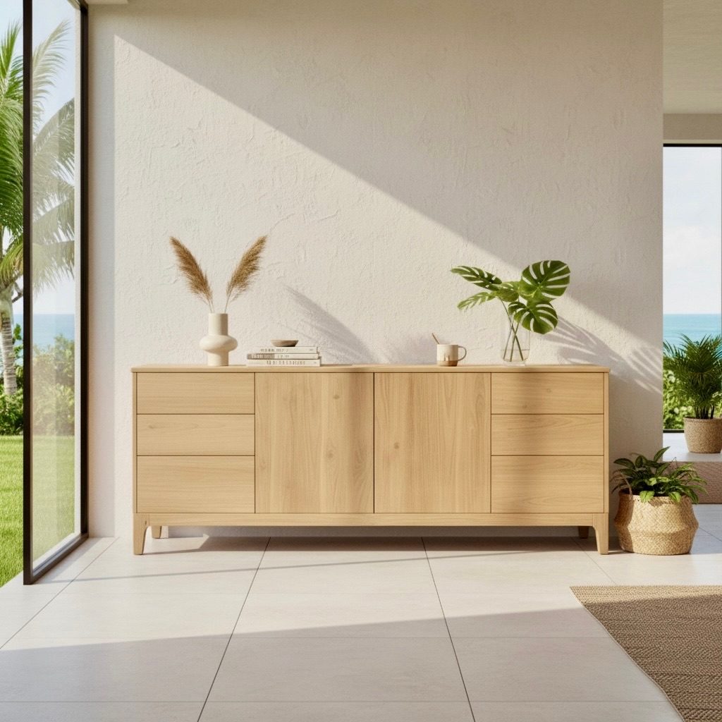 Buffet en teck 19 – Décors & Bois Guadeloupe