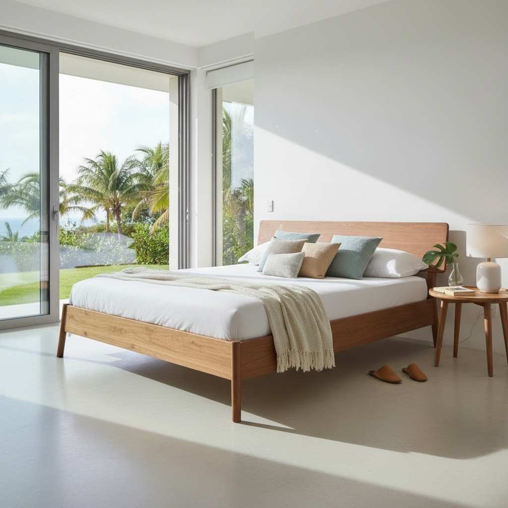 Lit en teck 8 – Décors & Bois Guadeloupe