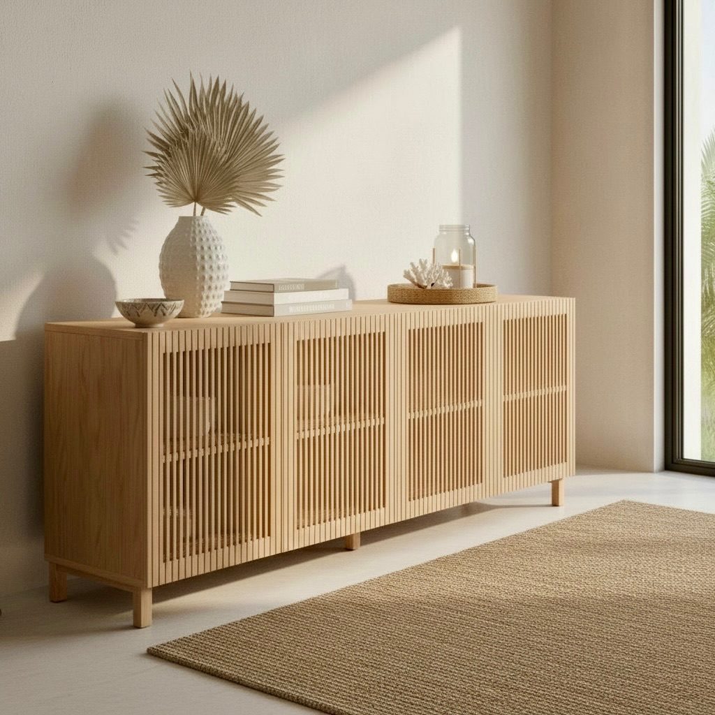 Buffet en teck 2 – Décors & Bois Guadeloupe