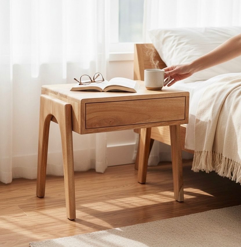 Table de chevet en teck 10 – Décors & Bois Guadeloupe