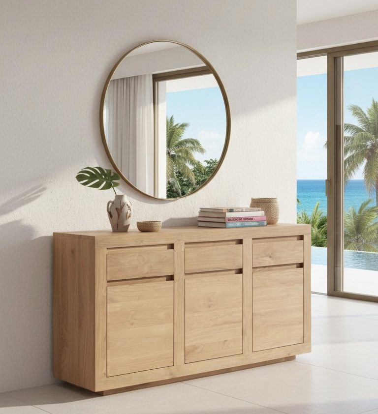 Buffet en teck 34 – Décors & Bois Guadeloupe