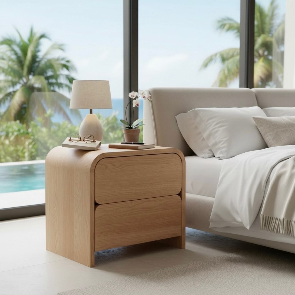 Table de chevet en teck 3 – Décors & Bois Guadeloupe