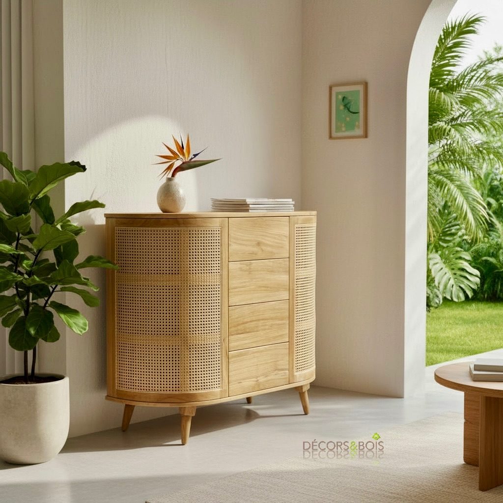 Buffet en teck 23 – Décors & Bois Guadeloupe