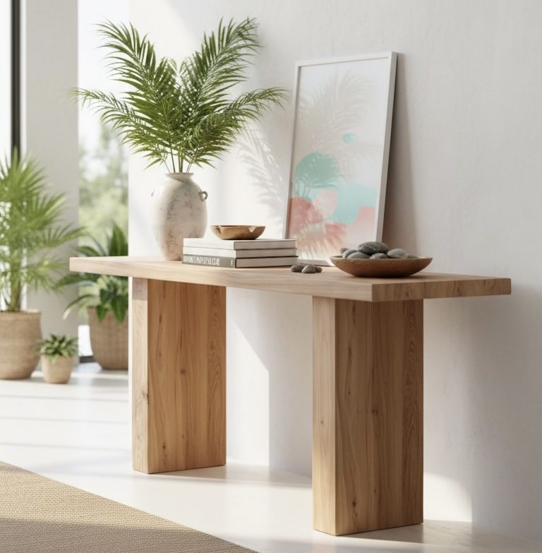 Console en teck 12 – Décors & Bois Guadeloupe
