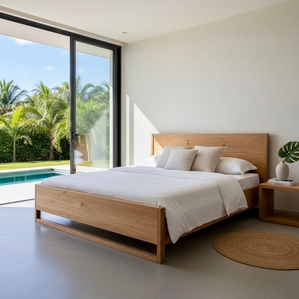 Lit en teck 20 – Décors & Bois Guadeloupe