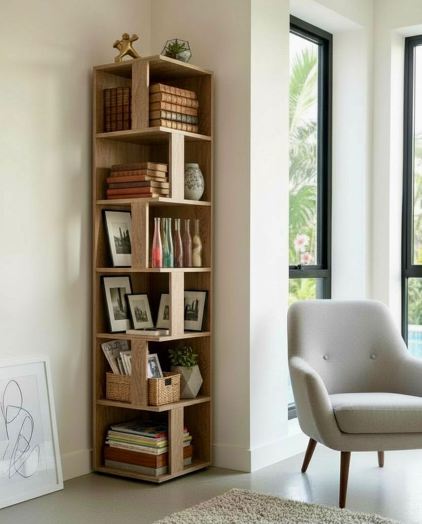 Bibliothèque en teck 19 – Décors & Bois Guadeloupe